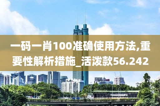 一码一肖100准确使用方法,重要性解析措施_活泼款56.242