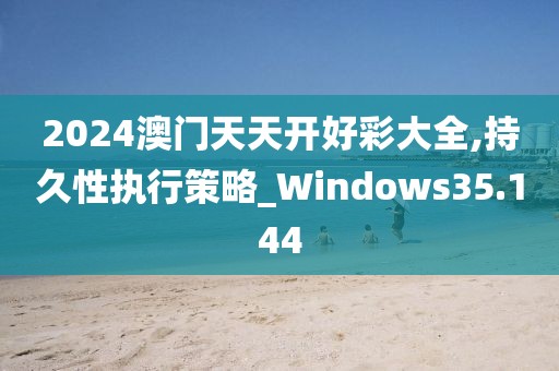 2024澳门天天开好彩大全,持久性执行策略_Windows35.144