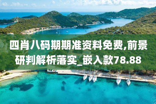 四肖八码期期准资料免费,前景研判解析落实_嵌入款78.88