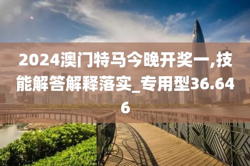 2024澳门特马今晚开奖一,技能解答解释落实_专用型36.646
