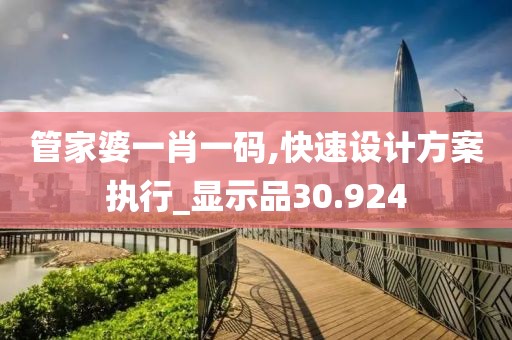管家婆一肖一码,快速设计方案执行_显示品30.924