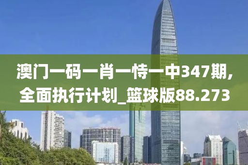 澳门一码一肖一恃一中347期,全面执行计划_篮球版88.273