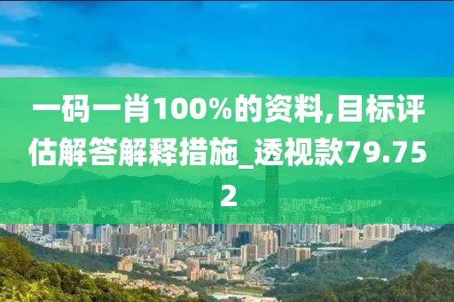 一码一肖100%的资料,目标评估解答解释措施_透视款79.752