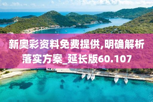 新奥彩资料免费提供,明确解析落实方案_延长版60.107