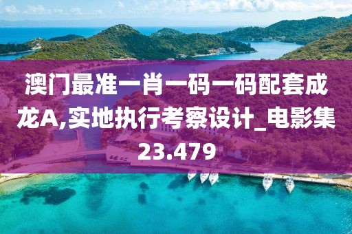 澳门最准一肖一码一码配套成龙A,实地执行考察设计_电影集23.479