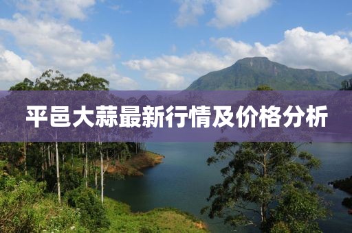 平邑大蒜最新行情及价格分析