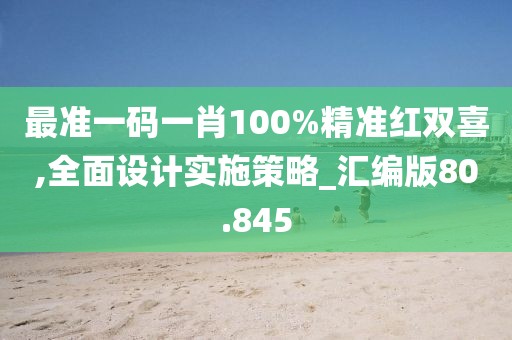 最准一码一肖100%精准红双喜,全面设计实施策略_汇编版80.845