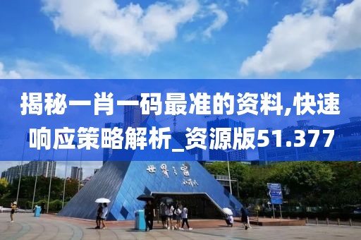 揭秘一肖一码最准的资料,快速响应策略解析_资源版51.377