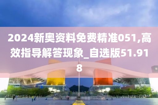 2024新奥资料免费精准051,高效指导解答现象_自选版51.918