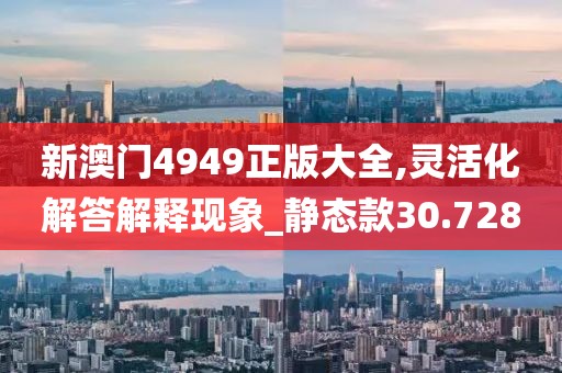 新澳门4949正版大全,灵活化解答解释现象_静态款30.728