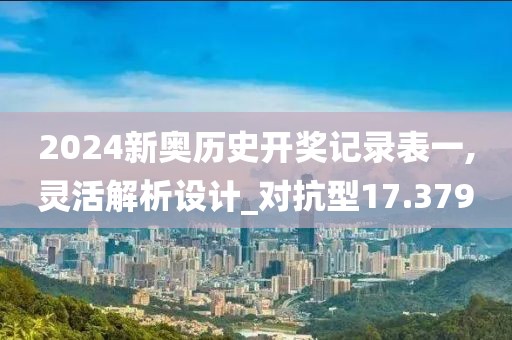 2024新奥历史开奖记录表一,灵活解析设计_对抗型17.379