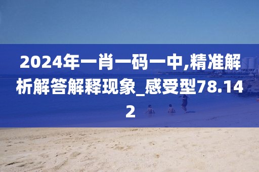 2024年一肖一码一中,精准解析解答解释现象_感受型78.142