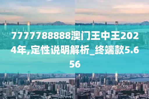 7777788888澳门王中王2024年,定性说明解析_终端款5.656