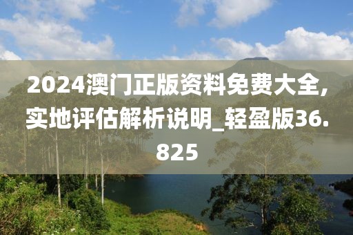 2024澳门正版资料免费大全,实地评估解析说明_轻盈版36.825