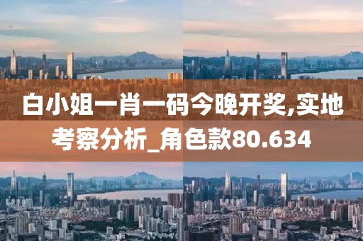 白小姐一肖一码今晚开奖,实地考察分析_角色款80.634