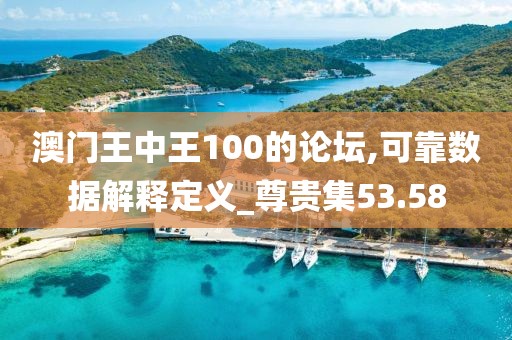 澳门王中王100的论坛,可靠数据解释定义_尊贵集53.58