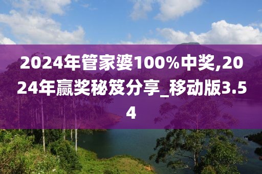 2024年管家婆100%中奖,2024年赢奖秘笈分享_移动版3.54