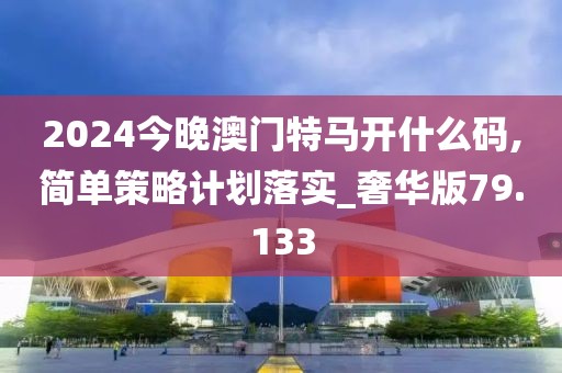 2024今晚澳门特马开什么码,简单策略计划落实_奢华版79.133