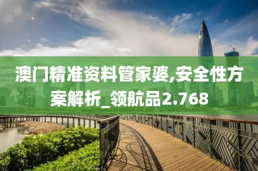 澳门精准资料管家婆,安全性方案解析_领航品2.768