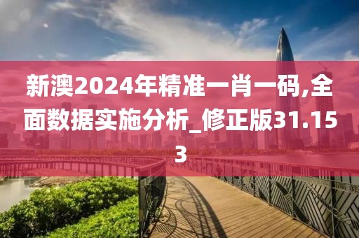 新澳2024年精准一肖一码,全面数据实施分析_修正版31.153