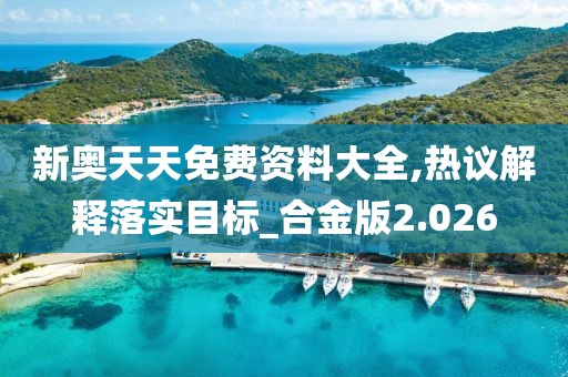新奥天天免费资料大全,热议解释落实目标_合金版2.026