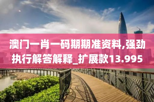 澳门一肖一码期期准资料,强劲执行解答解释_扩展款13.995