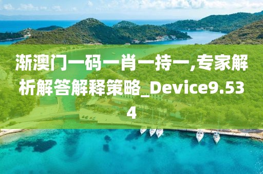 渐澳门一码一肖一持一,专家解析解答解释策略_Device9.534
