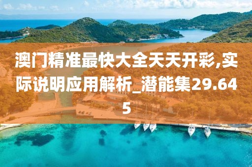 澳门精准最快大全天天开彩,实际说明应用解析_潜能集29.645