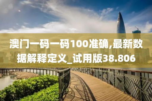 澳门一码一码100准确,最新数据解释定义_试用版38.806