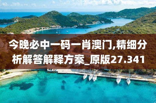 今晚必中一码一肖澳门,精细分析解答解释方案_原版27.341