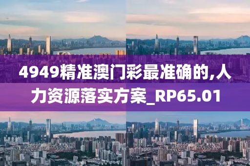 4949精准澳门彩最准确的,人力资源落实方案_RP65.01