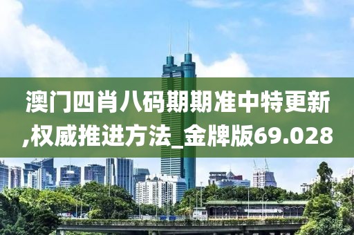 澳门四肖八码期期准中特更新,权威推进方法_金牌版69.028