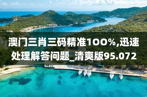 澳门三肖三码精准1OO%,迅速处理解答问题_清爽版95.072
