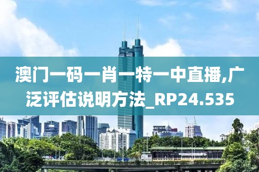 澳门一码一肖一特一中直播,广泛评估说明方法_RP24.535