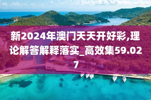 新2024年澳门天天开好彩,理论解答解释落实_高效集59.027