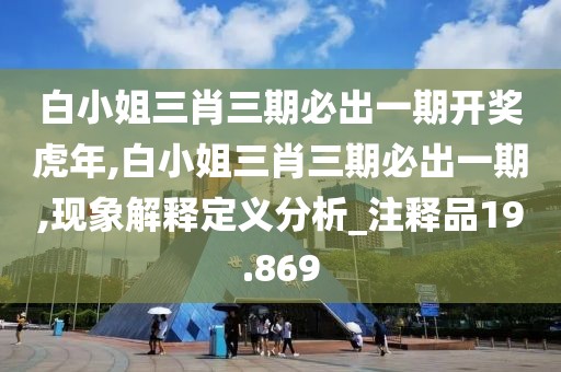 白小姐三肖三期必出一期开奖虎年,白小姐三肖三期必出一期,现象解释定义分析_注释品19.869
