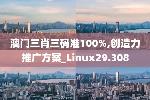 澳门三肖三码准100%,创造力推广方案_Linux29.308