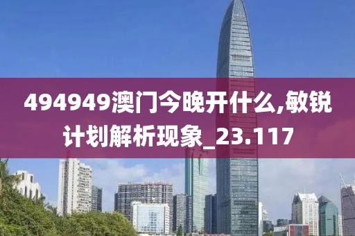 494949澳门今晚开什么,敏锐计划解析现象_23.117