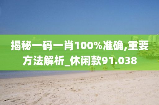 揭秘一码一肖100%准确,重要方法解析_休闲款91.038