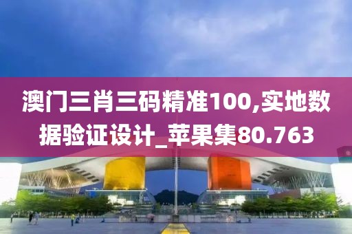 澳门三肖三码精准100,实地数据验证设计_苹果集80.763