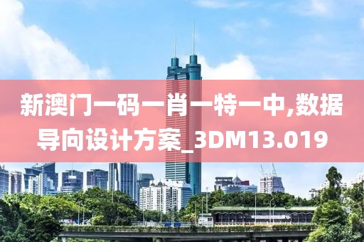 新澳门一码一肖一特一中,数据导向设计方案_3DM13.019
