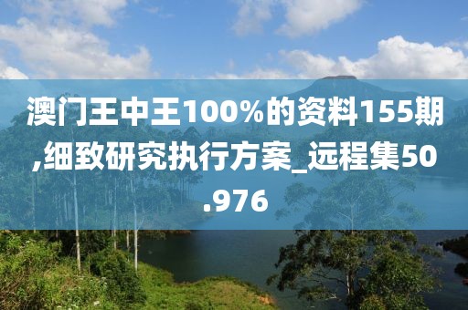 澳门王中王100%的资料155期,细致研究执行方案_远程集50.976
