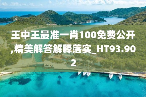 王中王最准一肖100免费公开,精美解答解释落实_HT93.902