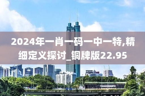 2024年一肖一码一中一特,精细定义探讨_铜牌版22.95