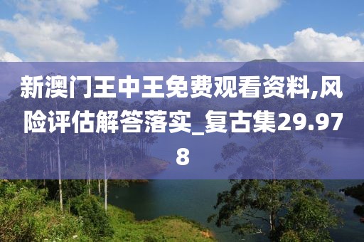 新澳门王中王免费观看资料,风险评估解答落实_复古集29.978