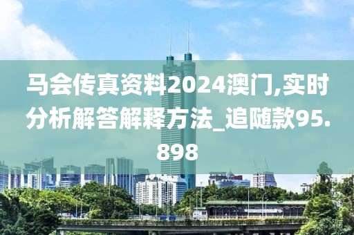马会传真资料2024澳门,实时分析解答解释方法_追随款95.898