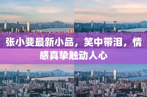 张小斐最新小品，笑中带泪，情感真挚触动人心