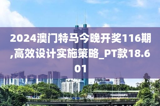 2024澳门特马今晚开奖116期,高效设计实施策略_PT款18.601