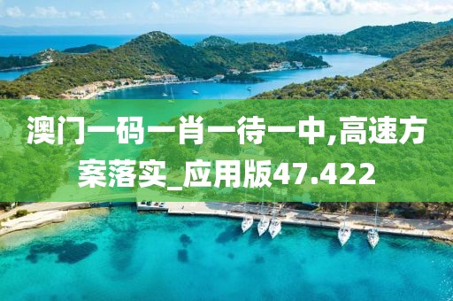 澳门一码一肖一待一中,高速方案落实_应用版47.422