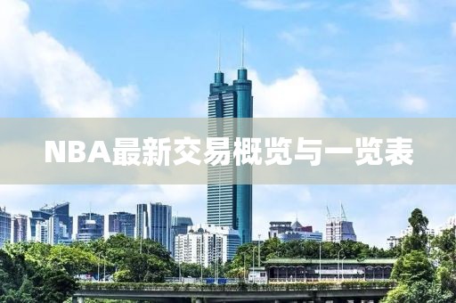 NBA最新交易概览与一览表